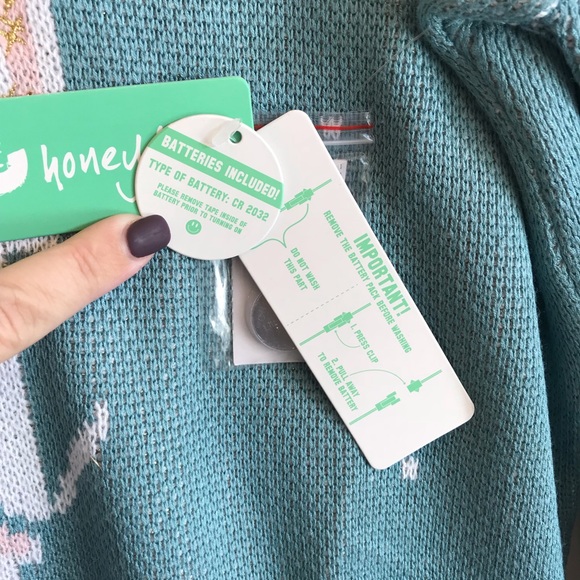 HONEYDEW Let's Get Lit Light Up Ugly Christmas Sweater - Picture 5 of 6